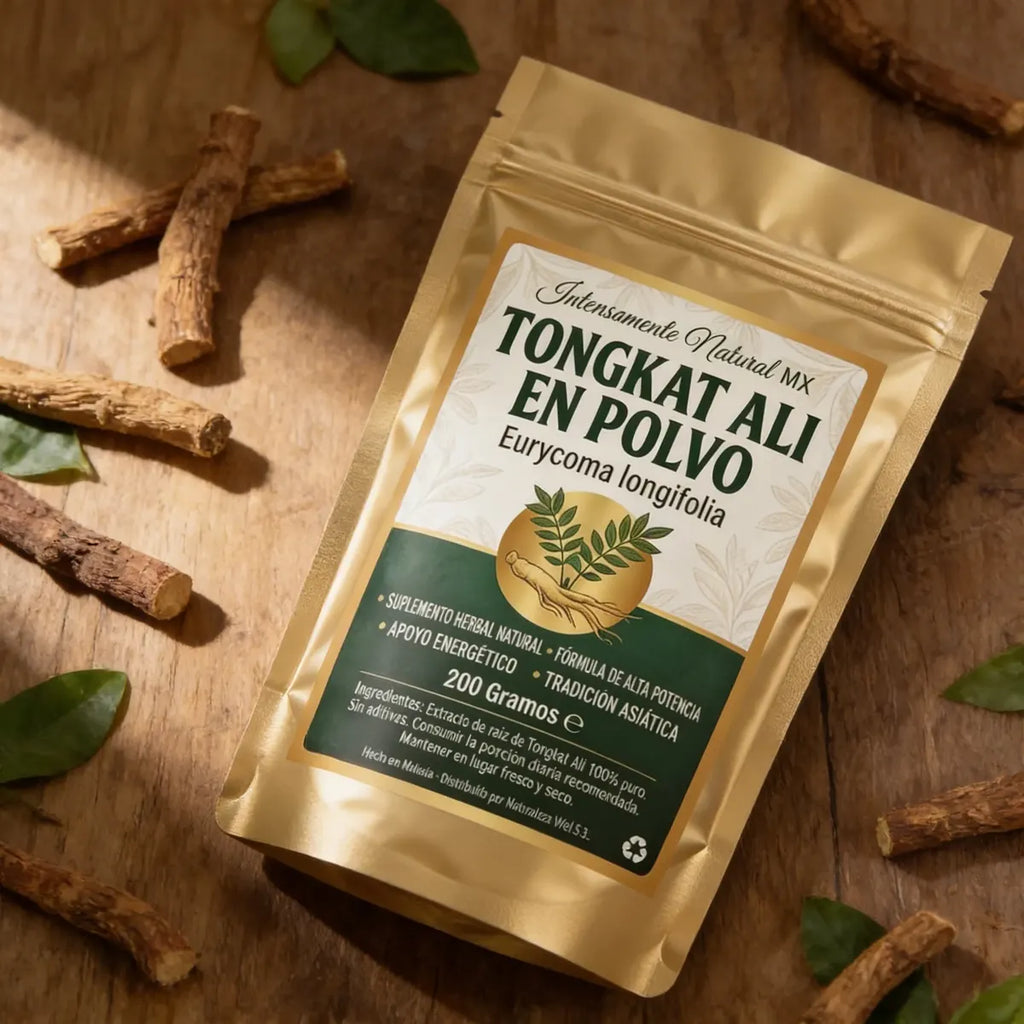 Raíz Tongkat Ali Deshidratada En Polvo 100g